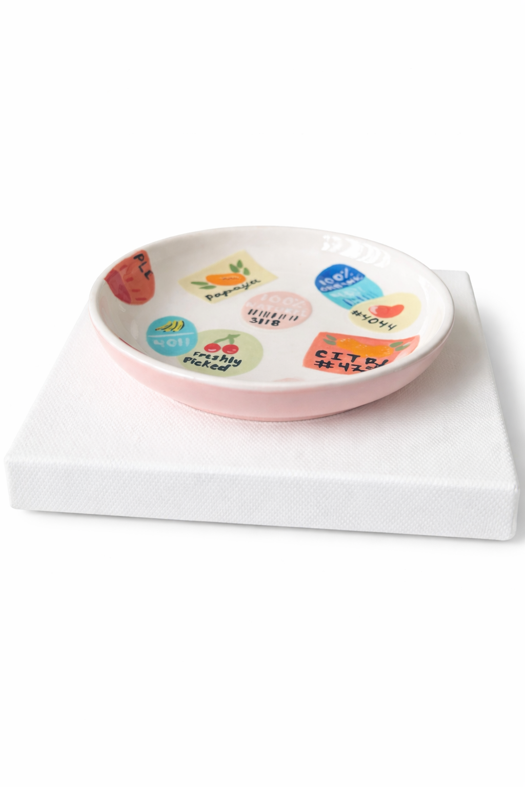 Fruit Sticker Trinket Dish