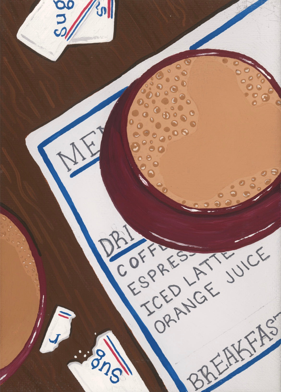 The Breakfast Menu Print