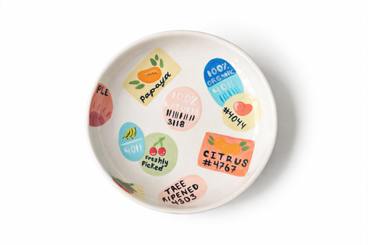 Fruit Sticker Trinket Dish