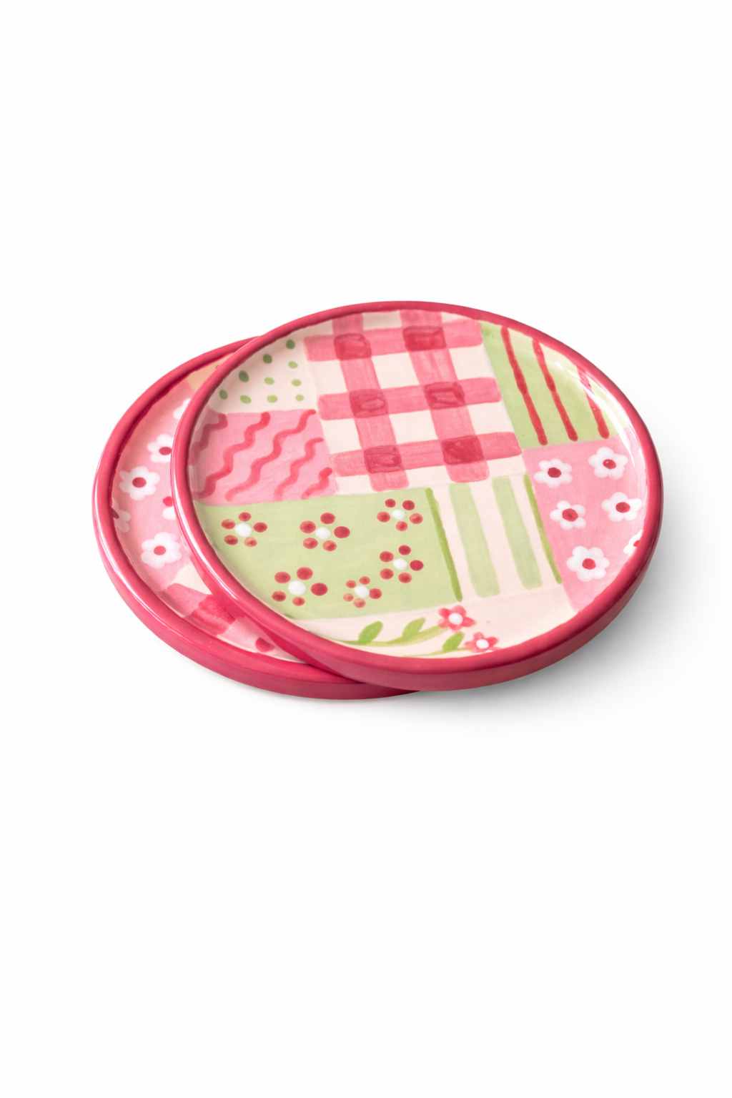 Hand-Painted Coaster Set (2)