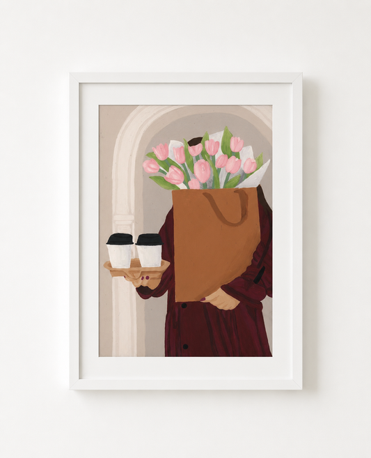 Tulips & Takeaway Print